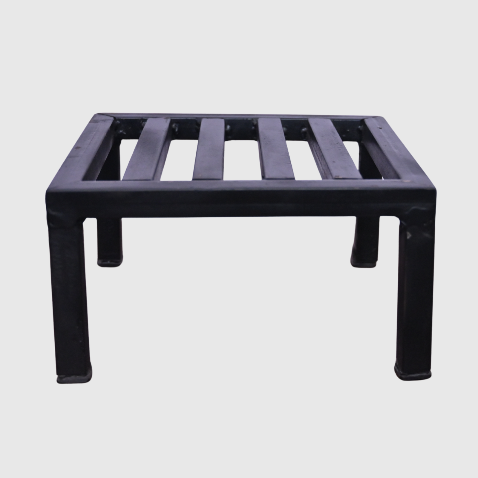 Heavy Duty MS Steel Single Pot Stand – Pack of 2 | Black Metal Plant Stand | Supports up to 150 kg - Image 4